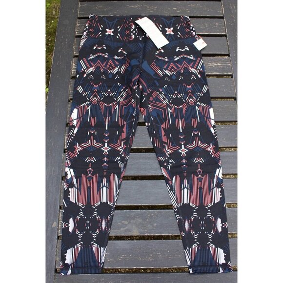 New w/Tags - sz Med - Sweaty Betty The Power 7/8 Leggings, Beetle Blue Interlock - Picture 6 of 12